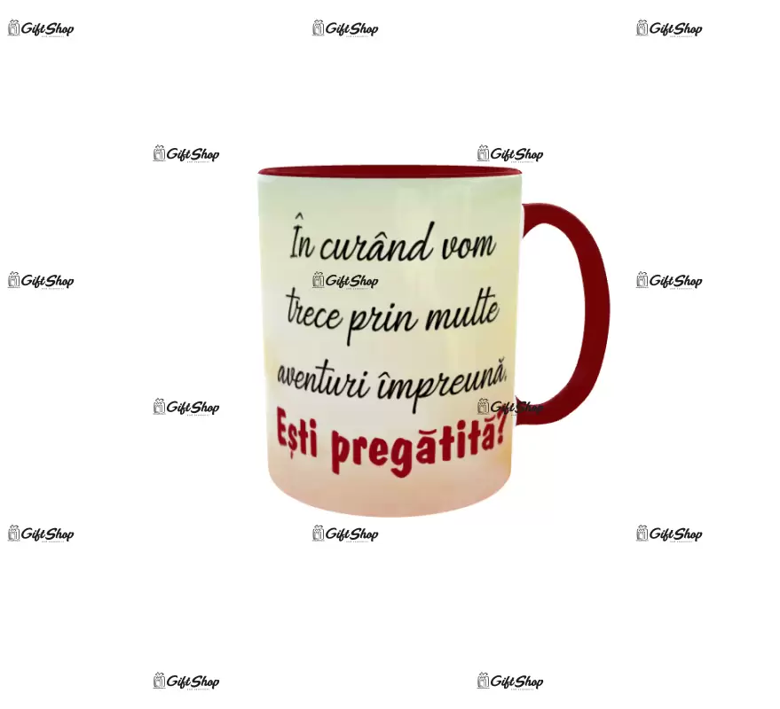 Matusa in devenire, model 2, cana ceramica, 330ml
